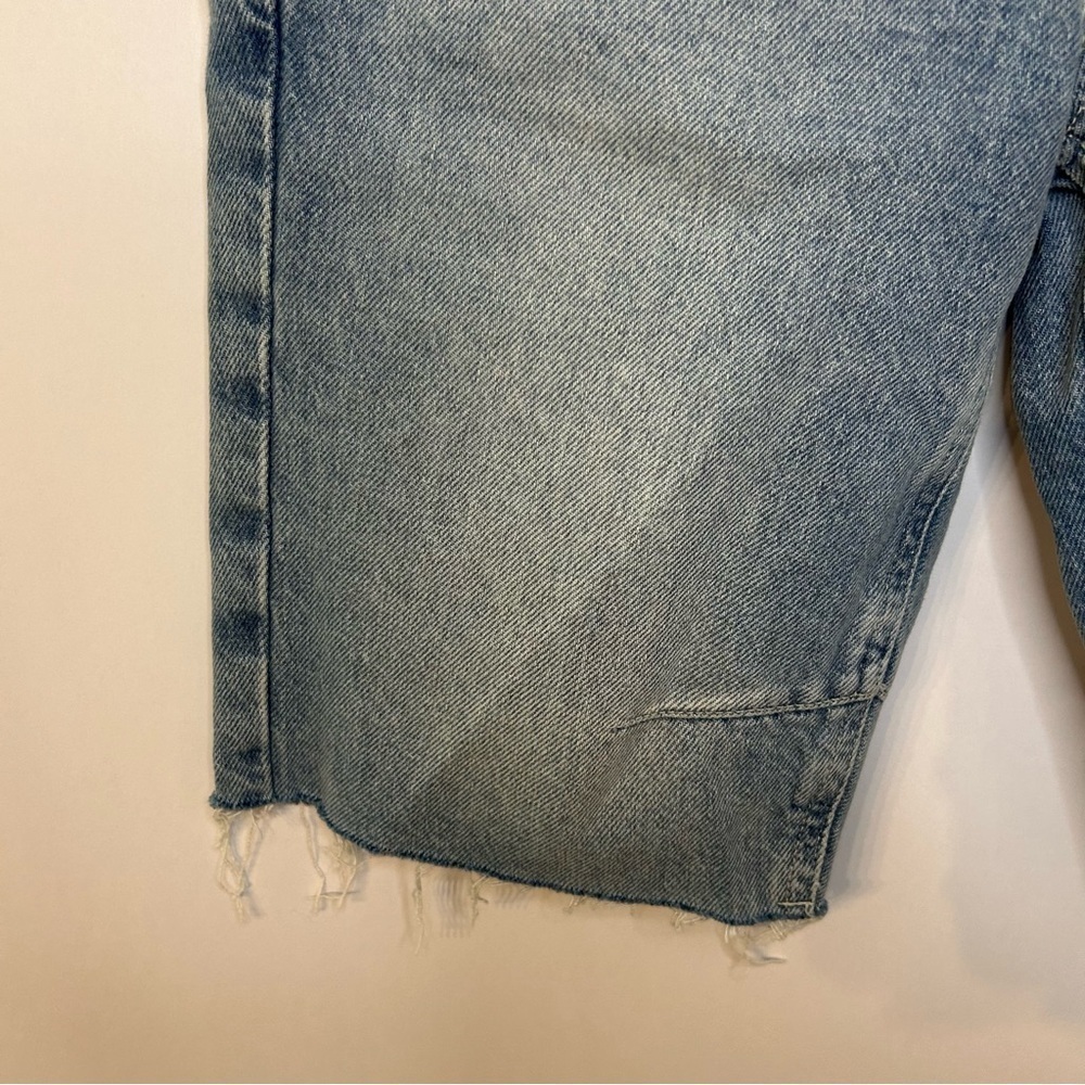 *NWT* Free People We The Free Ghost Town Long Shorts, Size 24, Denim Jeans - Picture 7 of 12